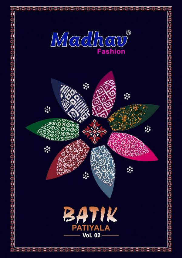 Madhav Batik Patiyala vol 2 Pure Cotton Printed Dress Material